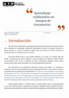 Research paper thumbnail of Aprendizaje colaborativo en tiempos de Coronavirus