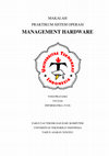 Research paper thumbnail of MAKALAH PRAKTIKUM SISTEM OPERASI MANAGEMENT HARDWARE