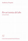 Research paper thumbnail of Nicola Perullo "Per un'estetica del cibo", Aesthetica Prerprint 2006