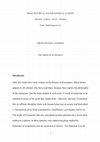 Research paper thumbnail of THE ORIGIN OF ECONOMICS