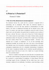 Research paper thumbnail of A Priori or A Posteriori