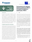 Research paper thumbnail of Funcionamiento de los tribunales durante la pandemia de COVID 19 y necesidad de modernizacion parte II