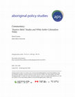 Research paper thumbnail of "Eastern Métis" Studies and White Settler Colonialism Today