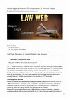 Research paper thumbnail of Good legal article on Criminalization of Animal Rape