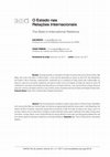 Research paper thumbnail of The State in International Relations/ O Estado nas Relações Internacionais