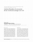 Research paper thumbnail of António Brandão y la invención de las «Cortes de Lamego» de 1143