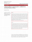 Research paper thumbnail of Violencia política en razón de género y nulidad de las elecciones locales en México