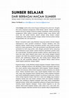 Research paper thumbnail of SUMBER BELAJAR  DARI BERBAGAI MACAM SUMBER