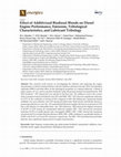 Research paper thumbnail of Effect of Additivized Biodiesel Blends on Diesel Engine Performance, Emission, Tribological Characteristics, and Lubricant Tribology