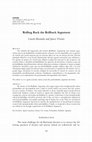 Research paper thumbnail of Rolling Back the Rollback Argument