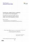 Research paper thumbnail of Gentrificação, modelos teóricos e estudos de caso: ensaio de crítica historiográfica