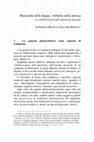 Research paper thumbnail of Musicalità nella lingua, verbalità nella musica