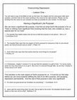 Research paper thumbnail of OVERCOMING DEPRESSION BIBLE STUDY - WORKSHEETS