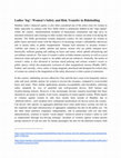 Research paper thumbnail of Ladies 'log': Women's Safety and Risk Transfer in Ridehailing