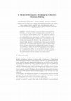 Research paper thumbnail of A Model of Symmetry Breaking in Collective Decision-Making