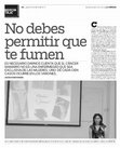 Research paper thumbnail of No debes permitir que te fumen