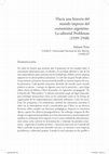 Research paper thumbnail of Hacia una historia del mundo impreso del comunismo argentino. La editorial Problemas (1939-1948)