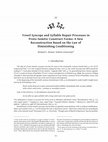 Research paper thumbnail of Richard C. Steiner, “Vowel Syncope and Syllable Repair Processes in Proto-Semitic Construct Forms: A New Reconstruction Based on the Law of Diminishing Conditioning,” in Language and Nature: Presented to John Huehnergard on his 60th Birthday (Chicago: Oriental Institute, 2012), 365-390