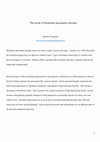 Research paper thumbnail of The myth of borderline personality disorder