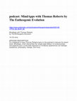 Research paper thumbnail of podcast: MindApps with Thomas Roberts by The Entheogenic Evolution