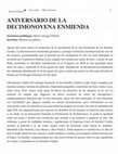 Research paper thumbnail of Aniversario de la 19a Enmienda en EEUU