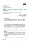 Research paper thumbnail of Repensar la acción pública local desde nuevos modelos de gestión administrativa / Rethinking local public action from new administrative management models