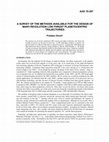 Research paper thumbnail of AAS 19-297 A SURVEY OF THE METHODS AVAILABLE FOR THE DESIGN OF MANY-REVOLUTION LOW-THRUST PLANETOCENTRIC TRAJECTORIES