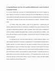 Research paper thumbnail of La Seguridad Humana como base de la seguridad multidimensional y punto de partida de