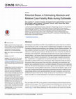 Research paper thumbnail of Potential Biases in Estimating Absolute and Relative Case-Fatality Risks during Outbreaks