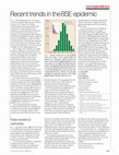 Research paper thumbnail of Recent trends in the BSE epidemic