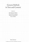 Research paper thumbnail of Genesis Rabbah in Text and Context Edited by E-Offprint of the Author with Publisher's Permission