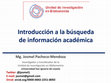 Research paper thumbnail of Introducción a la Búsqueda de Información