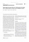 Research paper thumbnail of Malacostegine bryozoans (Bryozoa: Cheilostomata) from Bahia State, northeast Brazil: taxonomy and non-indigenous species