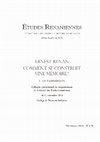 Research paper thumbnail of La thèse latine d’Ernest Renan. De philosophia peripatetica apud Syros (1852) / Ernest Renan’s Latin thesis. De philosophia peripatetica apud Syros (1852)