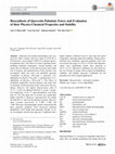 Research paper thumbnail of Biosynthesis of Quercetin Palmitate Esters and Evaluation of their Physico-Chemical Properties and Stability