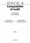 Research paper thumbnail of CORRIGÉS DU MANUEL DSCG 4 Comptabilité et audit Robert OBERT