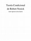 Research paper thumbnail of Teoría Condicional de Robert Nozick