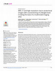 Research paper thumbnail of MRI, CT and high resolution macro-anatomical images with cryosectioning of a Beagle brain: Creating the base of a multimodal imaging atlas