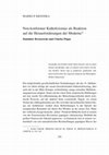 Research paper thumbnail of Non-konformer Katholizismus als Reaktion auf die Herausforderungen der Moderne? Stanisław Brzozowski und Charles Péguy