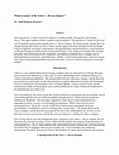 Research paper thumbnail of What to make of the Yukos v. Russia dispute