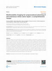 Research paper thumbnail of Multimodality imaging for preprocedural planning of percutaneous mitral valve repair: a comprehensive review