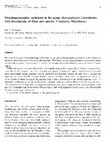 Research paper thumbnail of Morphogeographic variations in the genus Mesopodopsis Czerniavsky with descriptions of three new species (Crustacea, Mysidacea)