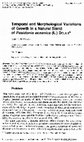 Research paper thumbnail of Temporal and morphological variations of growth in a natural stand of Posidonia oceanica (L.) DELILE