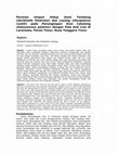 Research paper thumbnail of Peranan Umpan Hidup Jenis Tembang (Sardinella fimbriata) dan Layang (Decapterus ruselli) pada Penangkapan Ikan Cakalang (Katsuwonus pelamis) dengan Pole And Line di Larantuka, Flores Timur, Nusa Tenggara Timur Sugiono