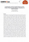 Research paper thumbnail of Communicative Tasks for Specific Purposes in EFL: Primary Education undergraduates' perceptions of a didactic proposal