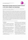 Research paper thumbnail of Morphological Changes Induced by Coastal Protection on the Coast of Maputo City, Mozambique