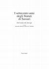 Research paper thumbnail of Per l'edizione critica degli Statuti sassaresi: l'ausilio di ATLiSOr (Archivio Testuale della Lingua Sarda delle Origini) e dell'informatica