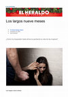 Research paper thumbnail of Los largos nueve meses. ¿Cómo ha impactado hasta ahora la pandemia la vida de las mujeres?