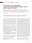 Research paper thumbnail of From storied to porous landscapes: Antiquity, the environmental humanities, and the case for long-term histories