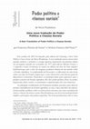 Research paper thumbnail of Poder político e classes sociais* de Nicos Poulantzas Uma nova tradução de Poder Político e Classes Sociais A New Translation of Poder Político e Classes Sociais